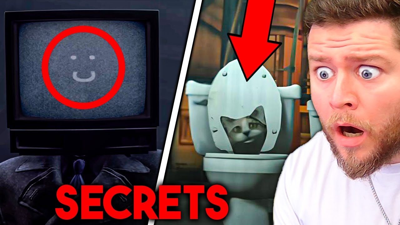 SKIBIDI TOILET ALLE SECRETS UND EASTER EGGS REAKTION!