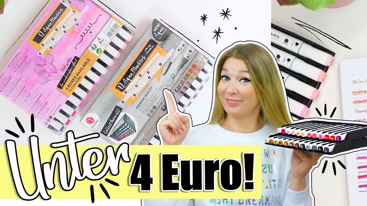 Bullet Journal STIFTE TEST - ACTION AQUA MARKER unter 4 EURO