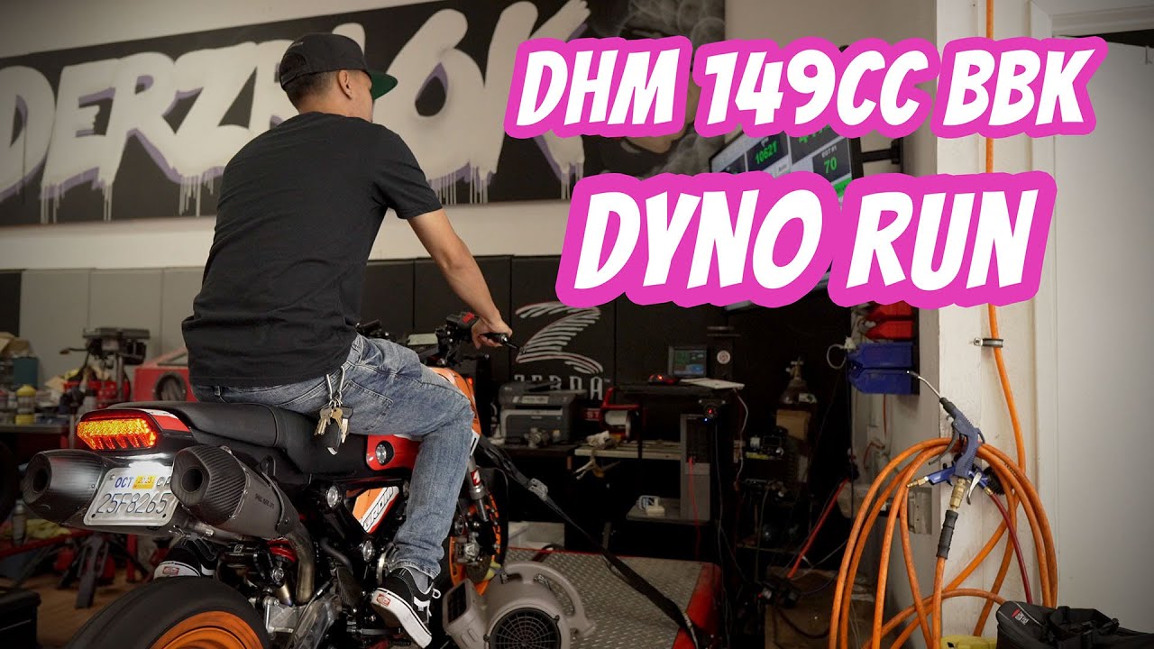Запуск динамометра BBK DHM 149cc на Honda Grom 2022 года!