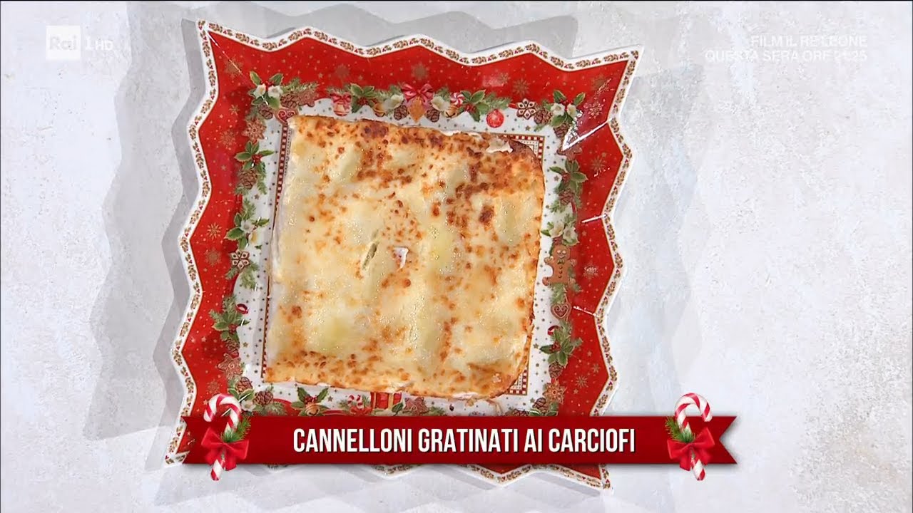 Cannelloni gratinati ai carciofi - È sempre mezzogiorno - 02/01/2023