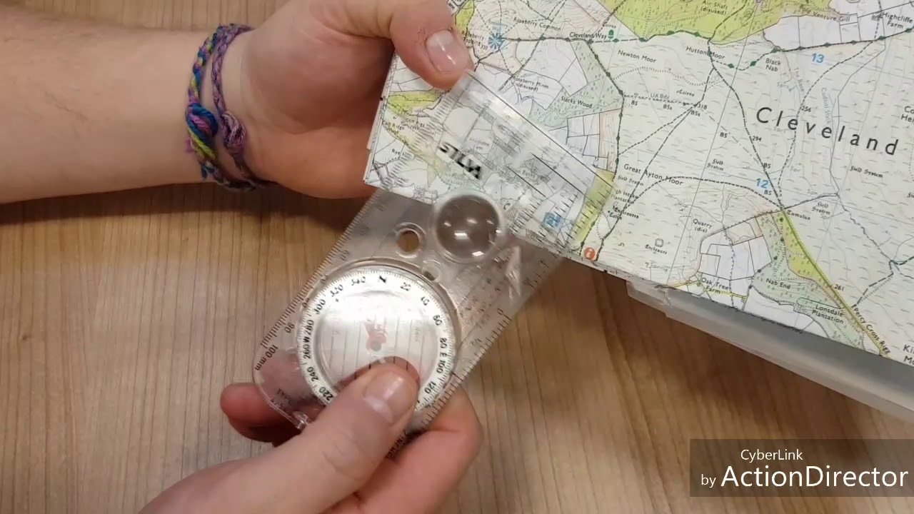 Map & Compass: taking grid bearings (converting to magnetic bearings)
