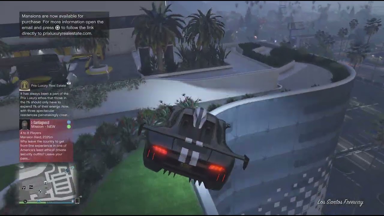 It jumped onto the casino roof part 2 Into the pool but got out #PS5Share