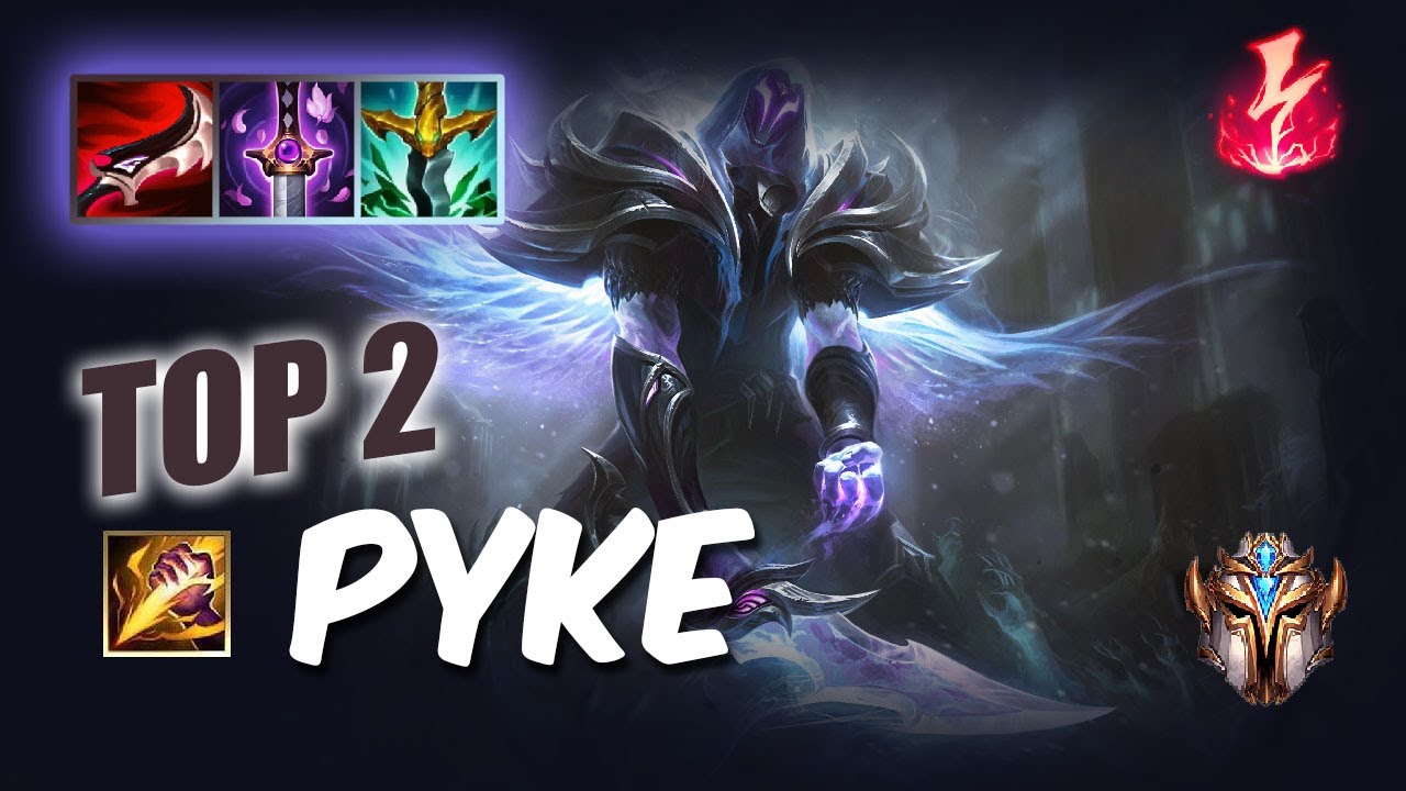 [Wild Rift] Pyke JUNGLE TOP 2 - S10 Challenger ranked game + build