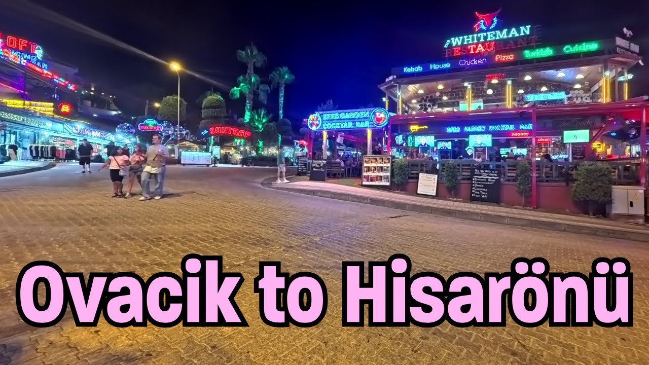 Ovacık to Hisaronu - 4K Evening Walk