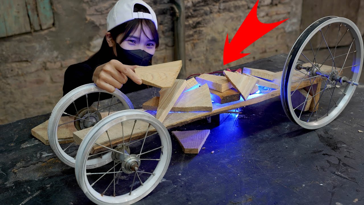 I Turned Scrap Wood into a Glow-in-the-Dark Bike and Here's How!
