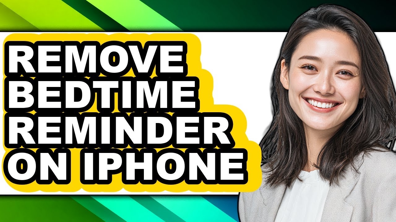 How to Remove Bedtime Reminder on Iphone (updated)