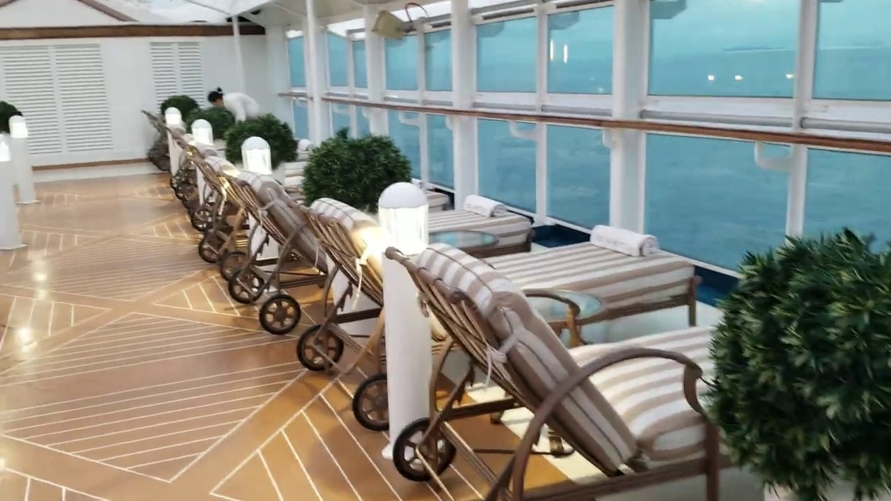 Royal Princess Cruise Ship Adult Pool Area