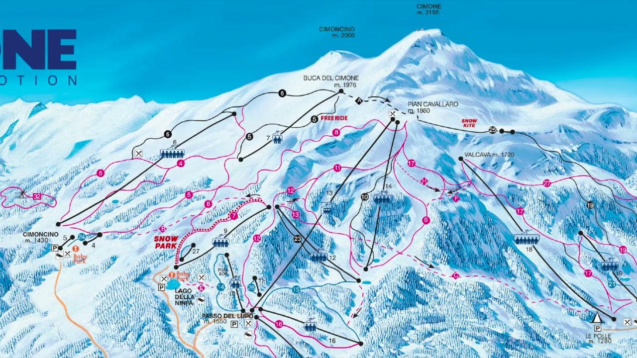 SCI - EMILIA ROMAGNA - CIMONE - CIMONCINO - 🔴PISTA 4 - DELLE MARMOTTE🔴