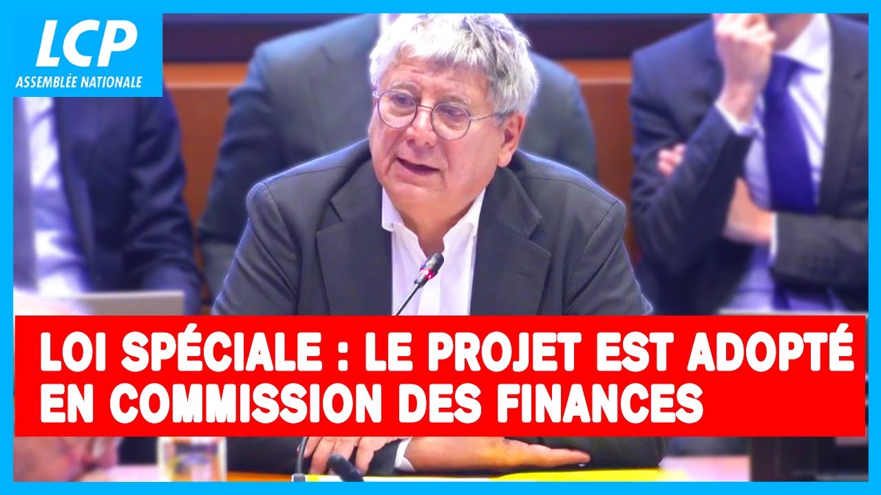 Loi Sp&eacute;ciale : le projet est adopt&eacute; en commission des finances &agrave; l'Assembl&eacute;e nationale - 23/12/2025