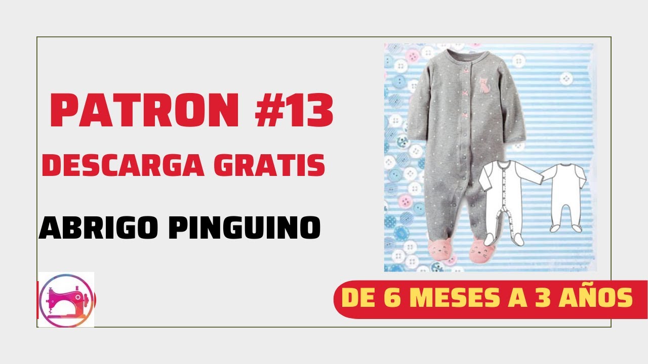 PATRON EN ✅ PDF DE ENTERITO ( MAMELUCO )PARA BEBE PARA BEBE 👑 DE 6 MESES A 3 AÑOS ✨