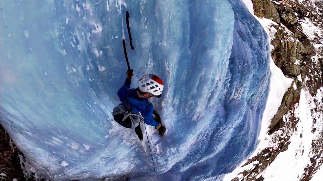 Pinnacle Gully, Huntington Ravine 03.30.21 | Mount Washington ice climbing POV #northeastice