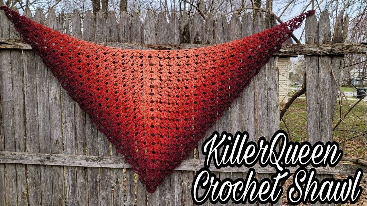 Crochet Shawl Tutorial / Killer Queen Shawl / Bag O Day crochet Tutorial