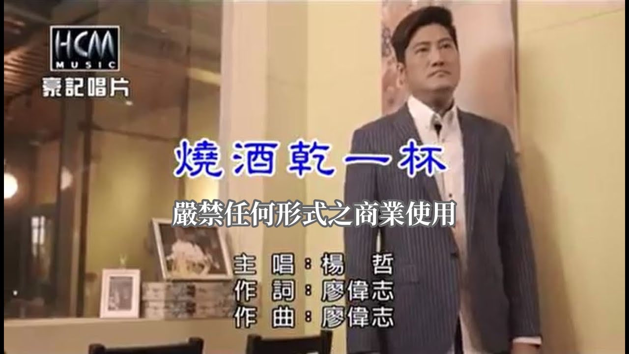 楊哲-燒酒乾一杯【KTV導唱字幕】