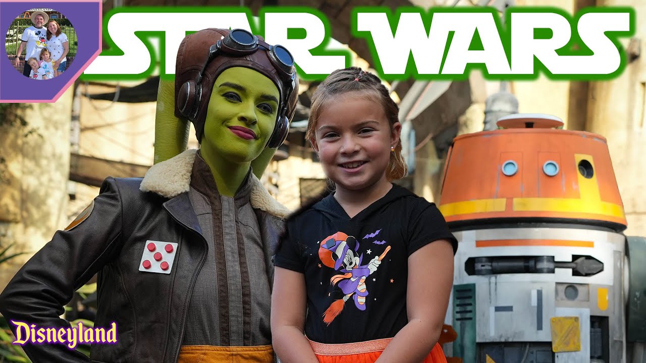 NEW STARWARS Meet&Greets | Disneyland 2023 4K