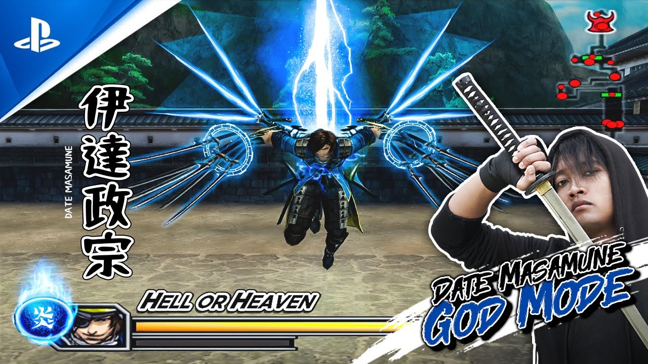 KEKUATAN 18 PEDANG DATE MASAMUNE - BASARA 2 HEROES