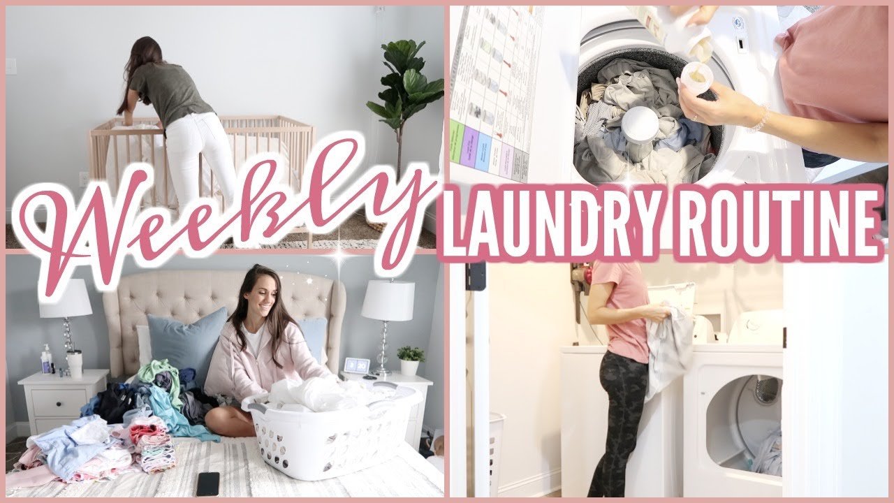 MY WEEKLY LAUNDRY ROUTINE | LAUNDRY ROUTINES 2019 | CLEAN WITH ME 2019