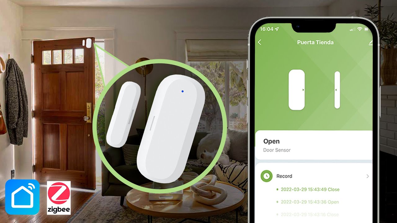 SENSOR de PUERTAS y VENTANAS Smart Life | Alexa Zigbee