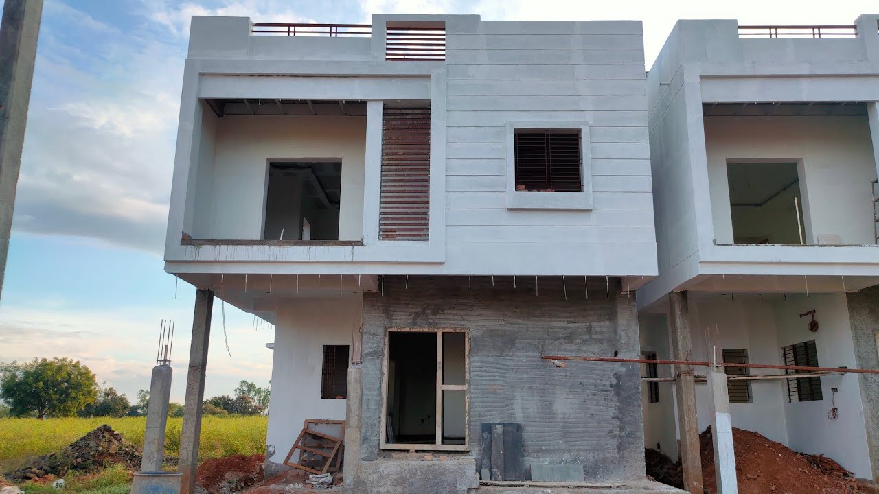 25 × 35 North Face 4BHK Latest Architect Duplex House Walkthrough