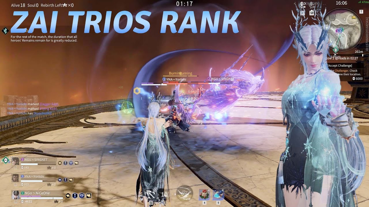 Zai trios Rank Naraka Gameplays Ep.199 #narakabladepoint #niceonegaming
