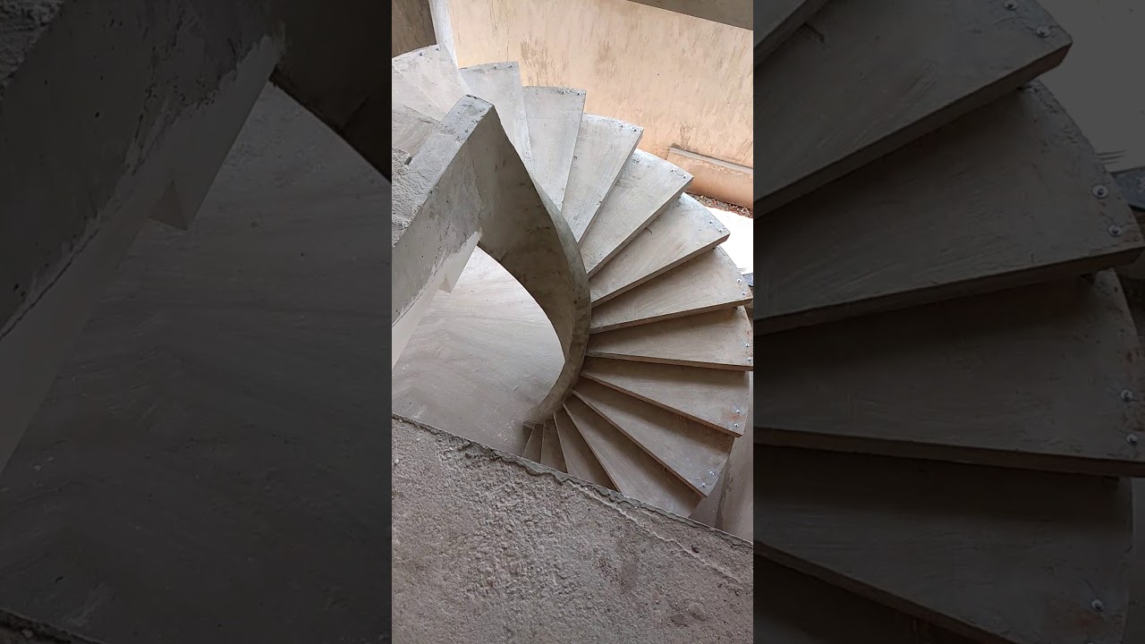 Escada espiral em Araucária ,Paraná. Escadas Artesanais Delgado.