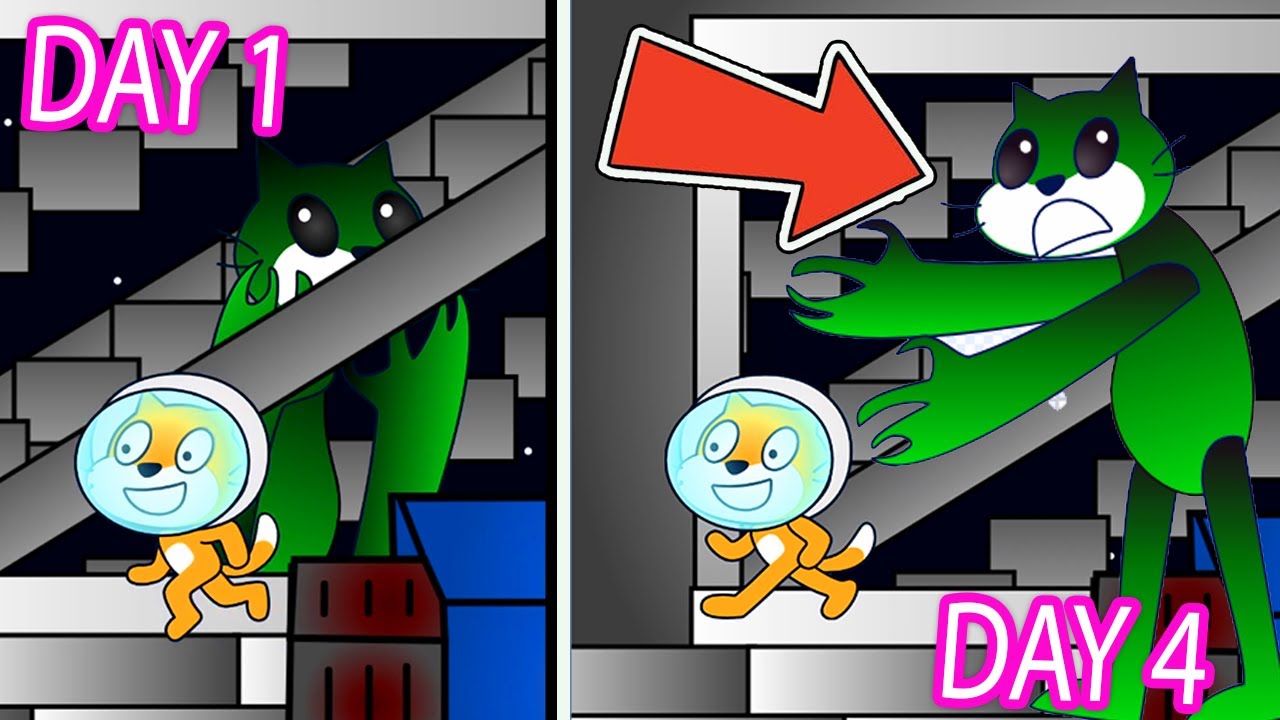 I Played A Scary Space Station Horror Game That Gets Scarier And Harder On Scratch...