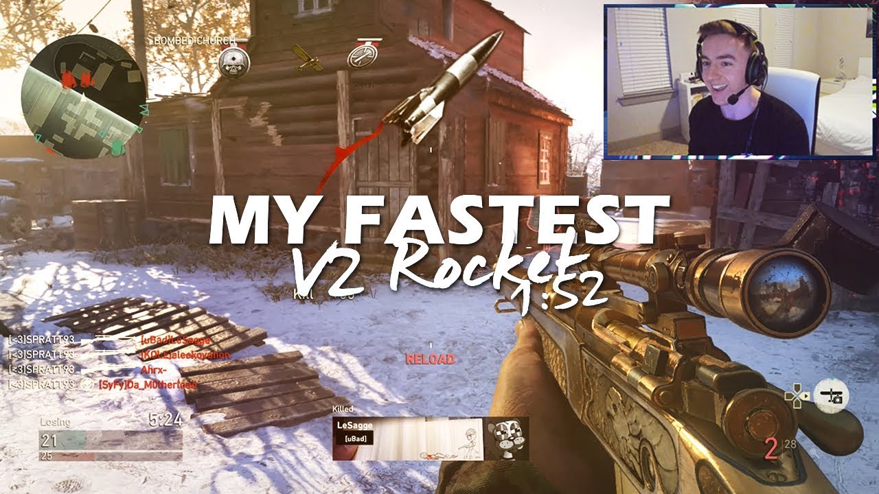My FASTEST V2 Rocket (1:52)
