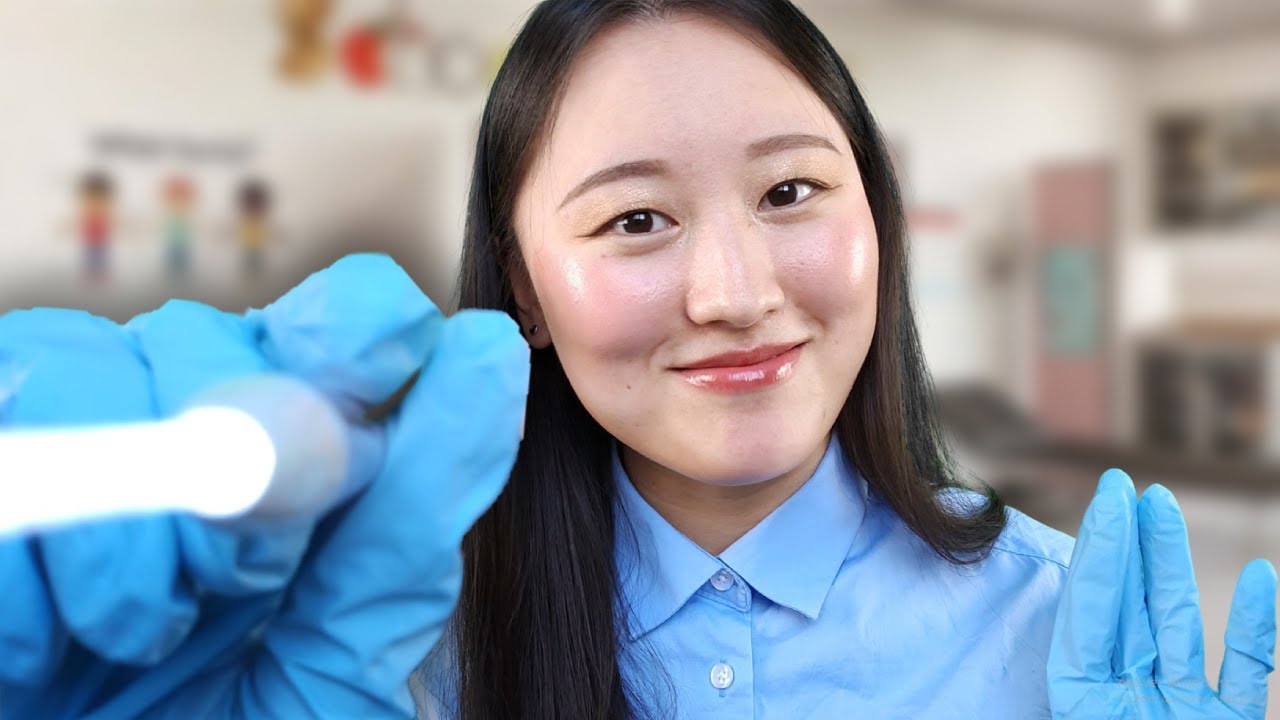 ASMR School Nurse Takes Care of You with some Tests 🩺