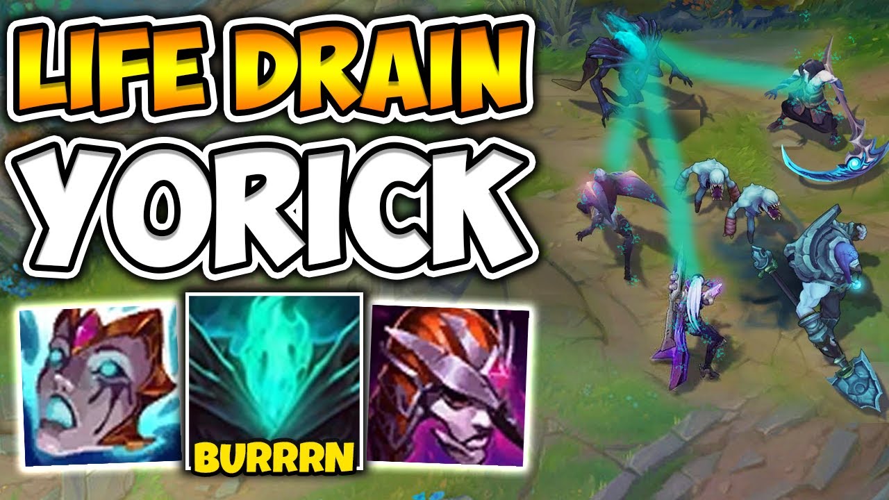 MAIDEN MELTS PEOPLE IN SECONDS WITH BURN BUILD YORICK! (LEGIT MONSTER) - League of Legends