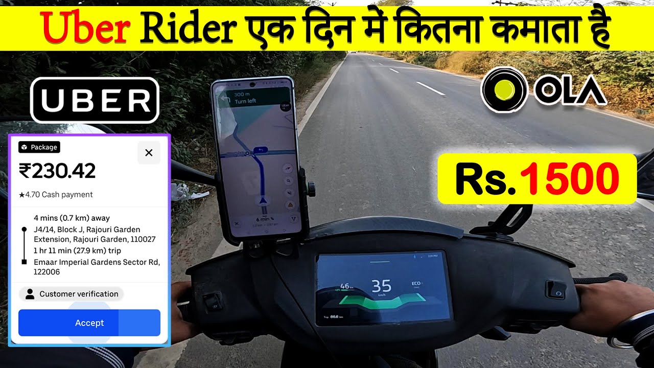 Uber or Ola Bike Taxi One Day Earning 🔥🔥 | Rapido Full Day Earning | Ride on Ather 450X