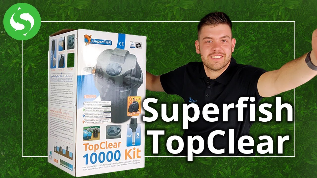 Welk filter is het best voor een kleine vijver? Superfish TopClear