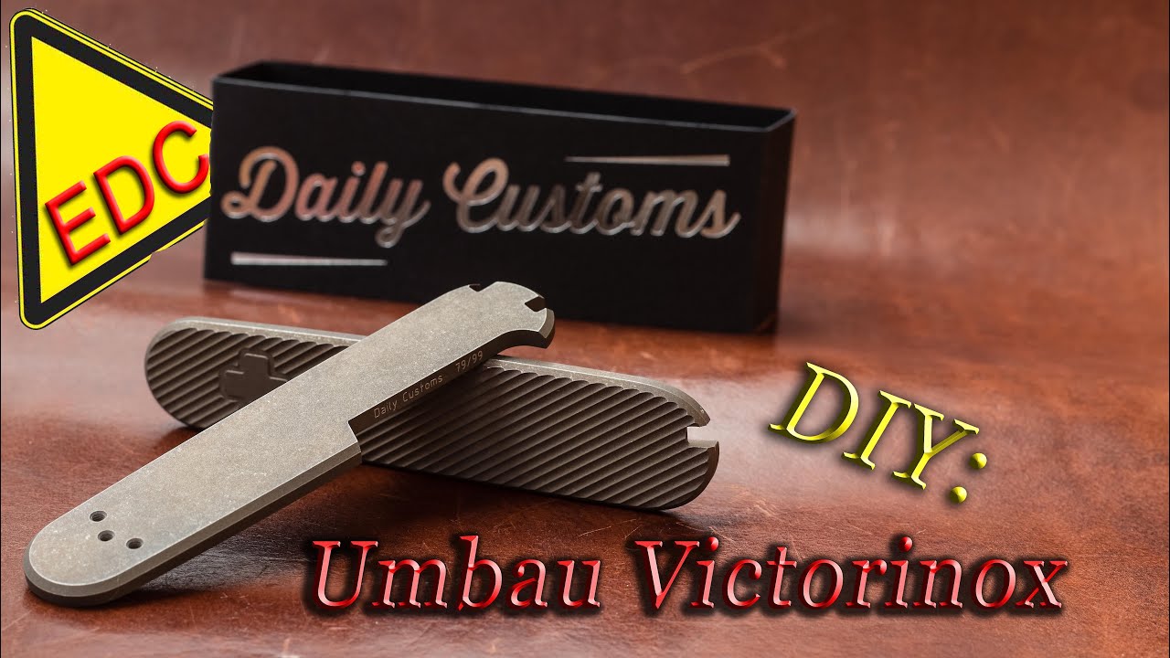 Victorinox EDC -  Daily Custom Umbau mit 2+1 Griffschalen in Rusty Titan