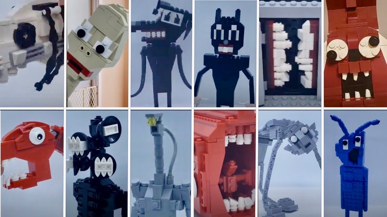 How To Build LEGO All Trevor Henderson Scary characters
