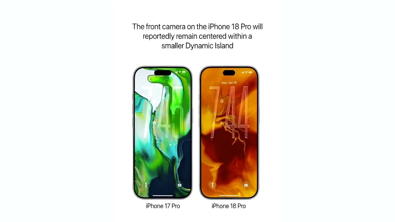  iPhone 18 Pro &mdash; Smaller Dynamic Island Confirmed? 📱🔥