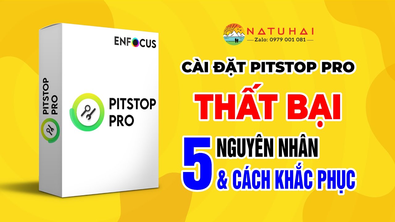 Cài đặt Pitstop Pro THẤT BẠI nguyên nhân và cách khắc phục - Natuhai #pitstop #tutorial