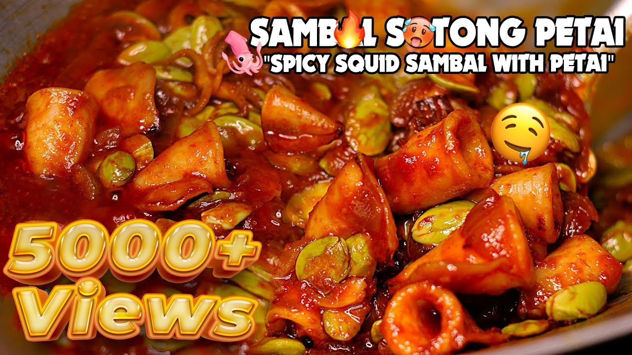 Sambal Sotong Petai | கணவாய் பெத்தாய்  சம்பல் | Squid Sambal With Petai | Amma Samayal Food Channel