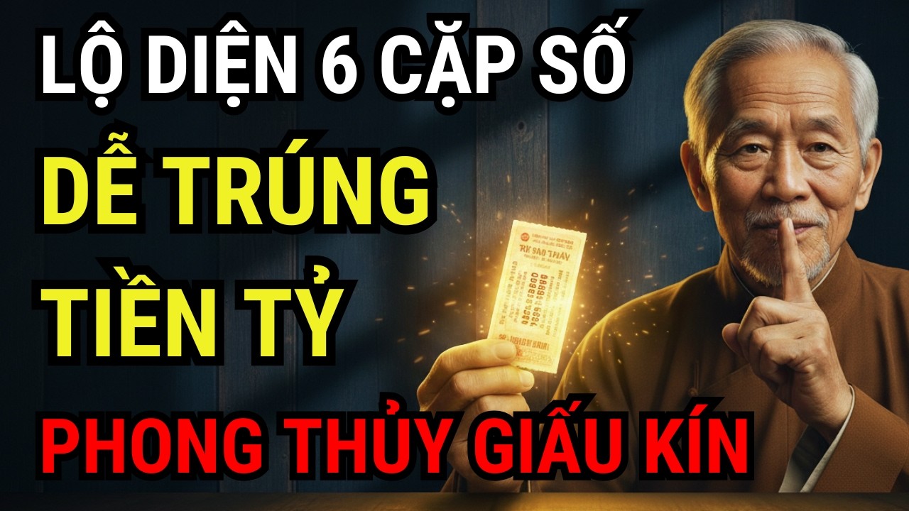 Lộ Diện 6 Cặp Số 'Hút Tiền Tỷ' Sau Tết (Thầy Phong Thủy Giấu Kín!