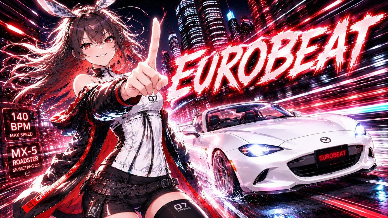 【BULLET】Hit the Mark, Blaze the Route｜Japanese Eurobeat Highway MIX