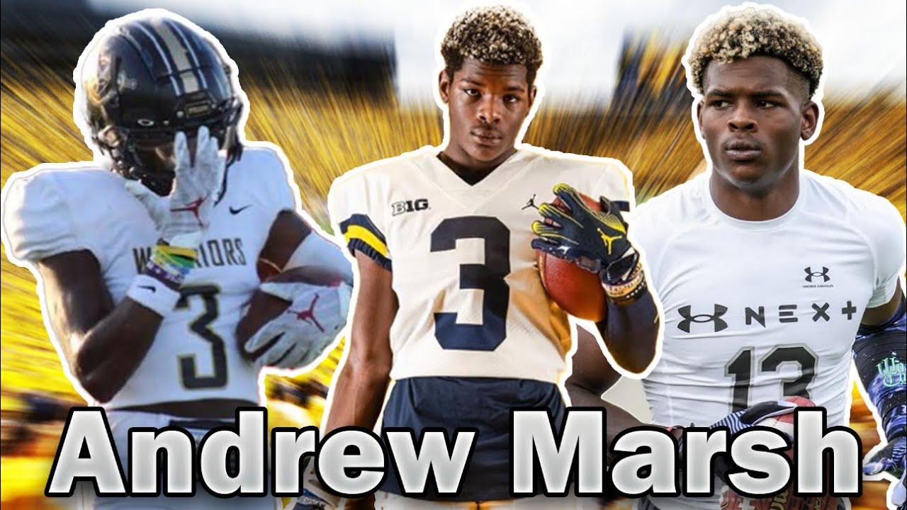 Самый совершенный принимающий в Техасе?! Эндрю Марш: лучшие моменты | Реакция | Рекрутинг в Мичигане