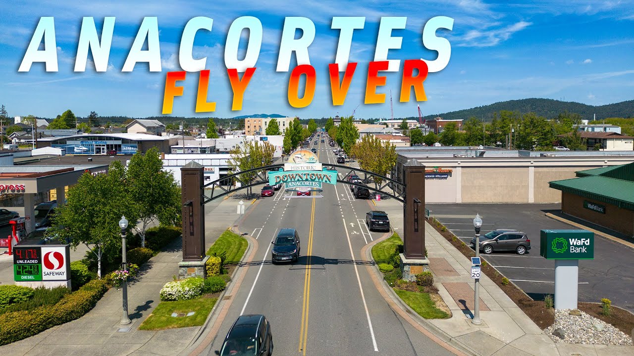 Anacortes, Washington Flight Experience 4K