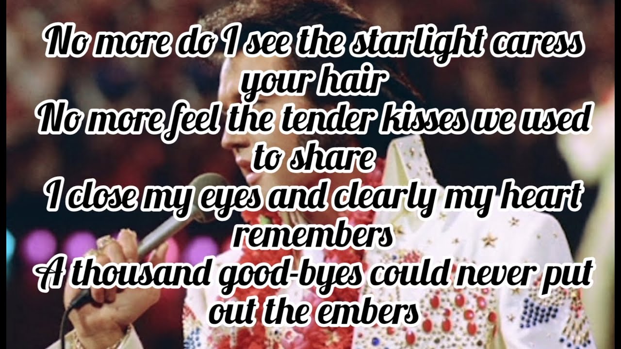 Elvis Presley - No More (Lyrics)