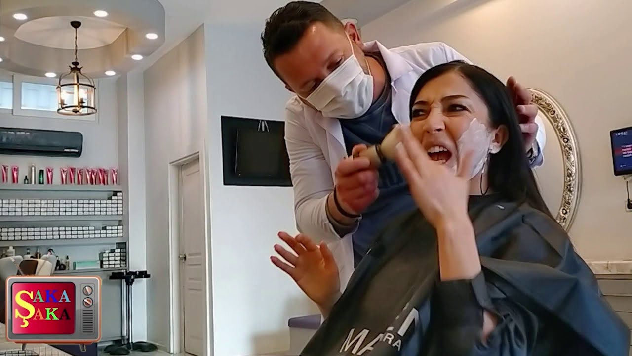 Mustafa Karadeniz -Bayana sakal traşı