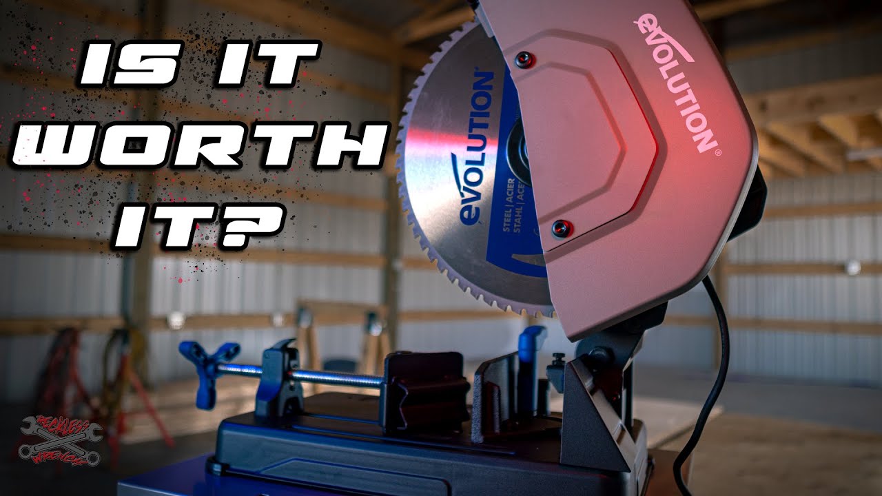 Best Metal Cutting Chop Saw? Evolution S355CPSL