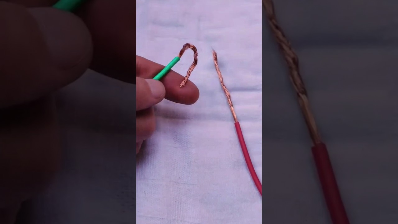 OLHA SO essa EMENDA de CABOS(MELHOR EMENDA DE CABOS DO MUNDO)Flex&iacute;vel #dicas #eletrica #eletricistas