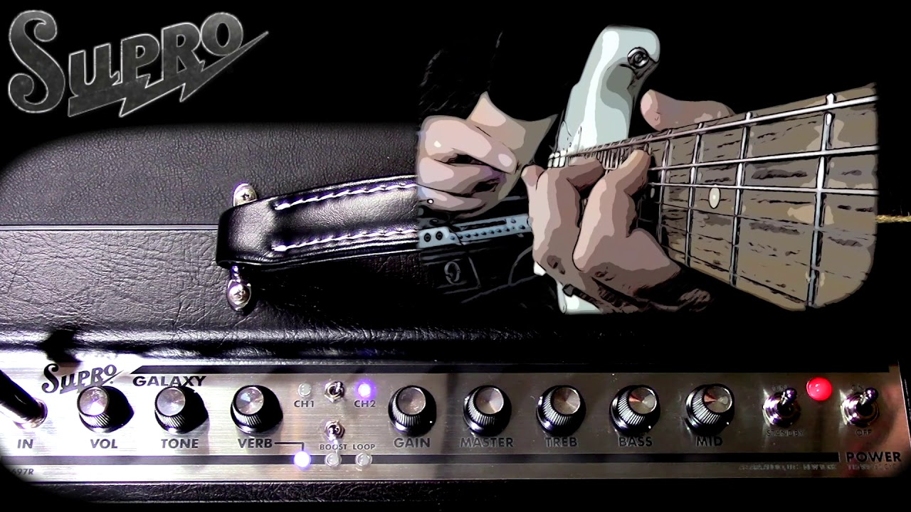Supro Galaxy Tube Overdrive Amplifier Official Demo by Mike Hermans