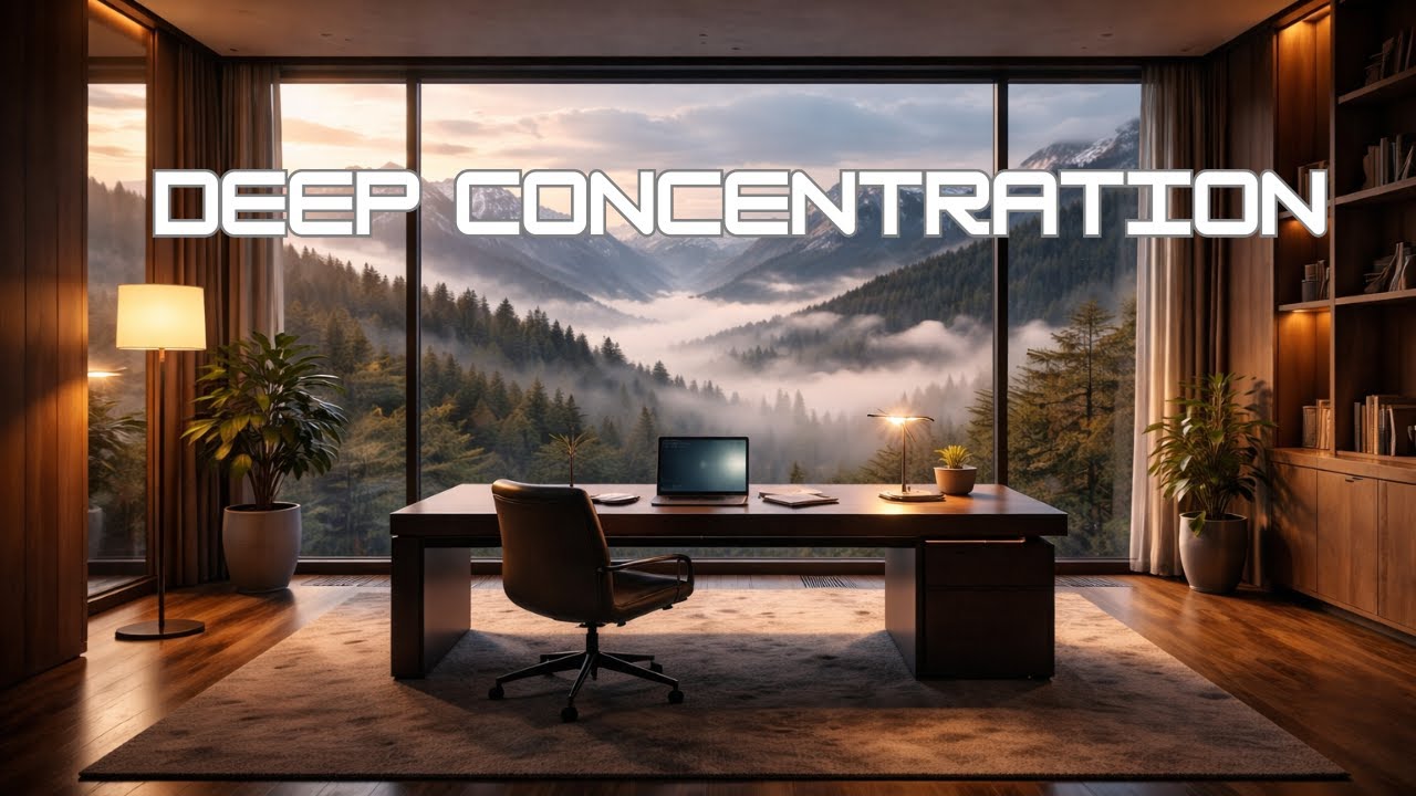 Deep Focus; Zero Distractions Background Music for Deep Work, Study & Serious Productivity
