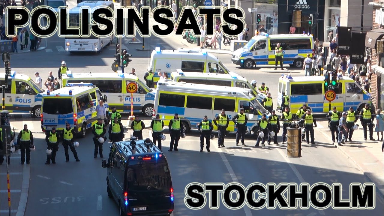 Football derby in Stockholm - Riot police activity [SE | 5.2023]