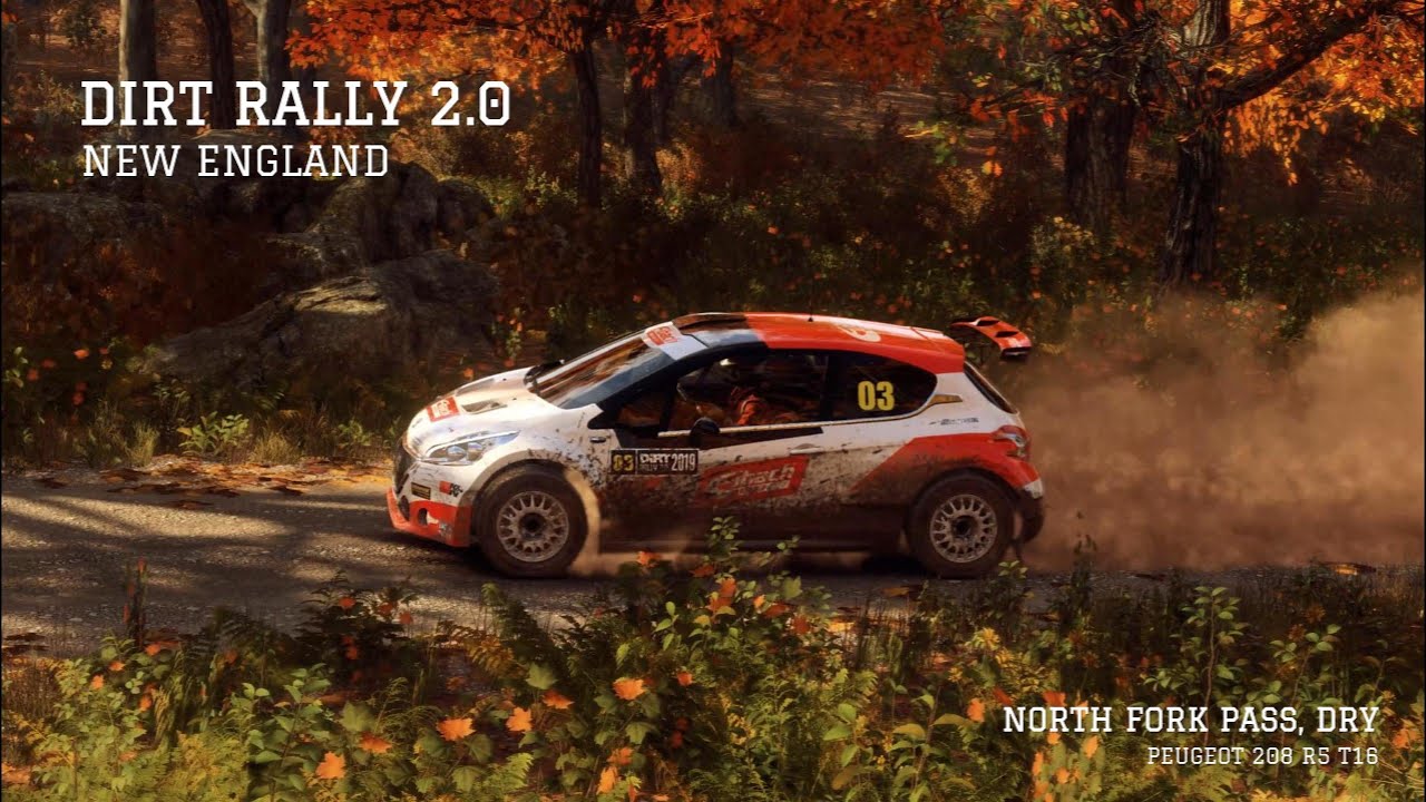 Dirt Rally 2.0 - New England, North Fork Pass (Dry) - Peugeot 208 R5 T16