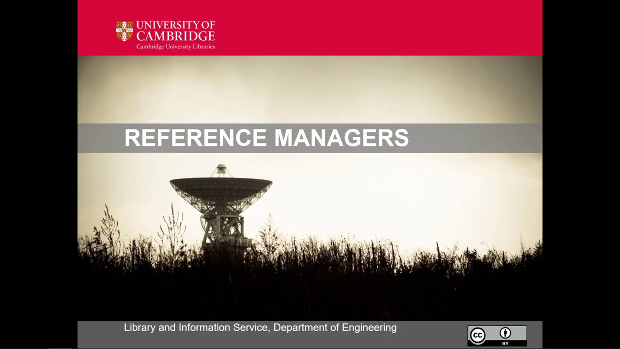 Reference Managers - Zotero and Mendeley