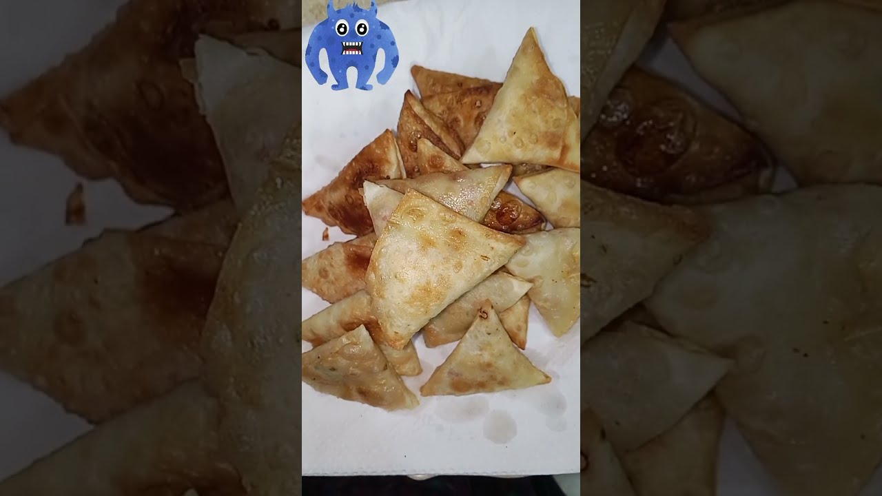 vegetable chicken samosa | yummmmy | food lovers #food #samosa #recipe #