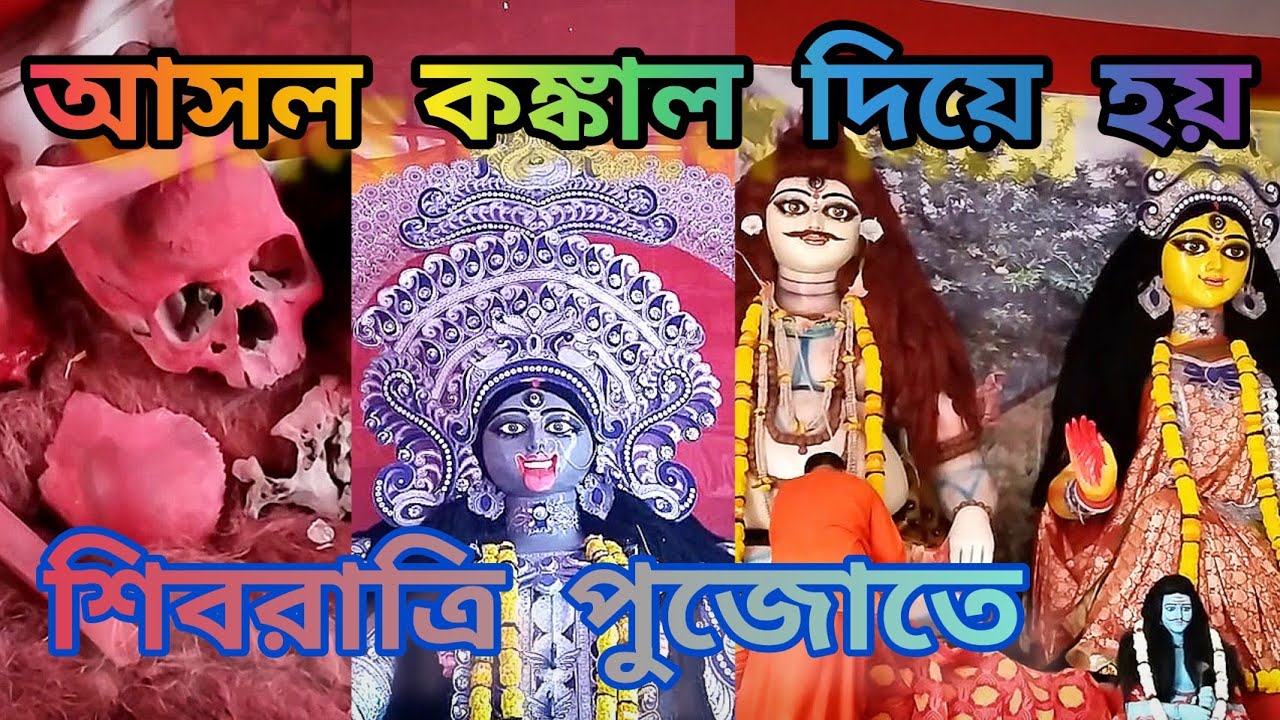 ১০০ বছর পুরোনো শিবরাত্রির উৎসব এবং ৩০ ফুট এর শ্মশান কালী মায়ের পুজো। শিব রাত্রি। 30 feet kali maa।